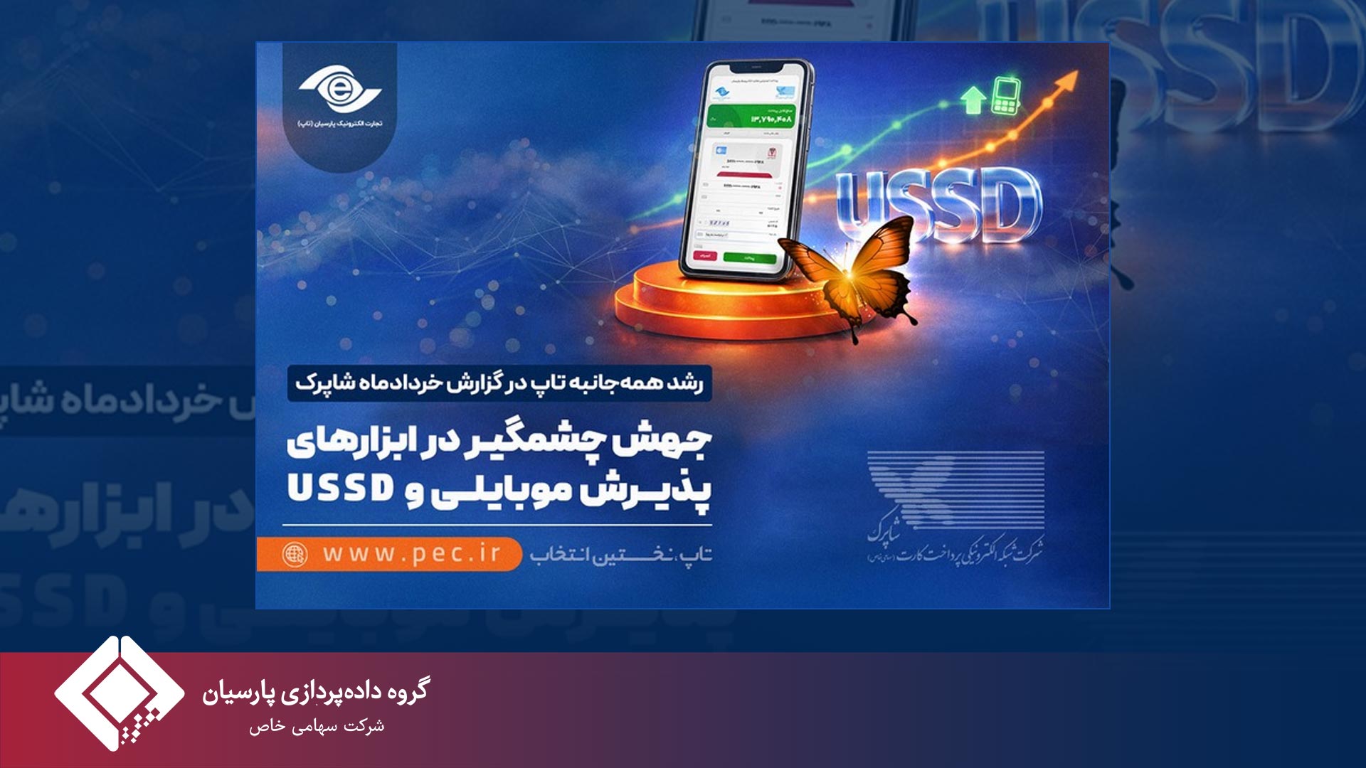 رشد همه‌جانبه تاپ در گزارش خردادماه شاپرک؛ جهش چشمگیر در ابزارهای پذیرش موبایلی و USSD