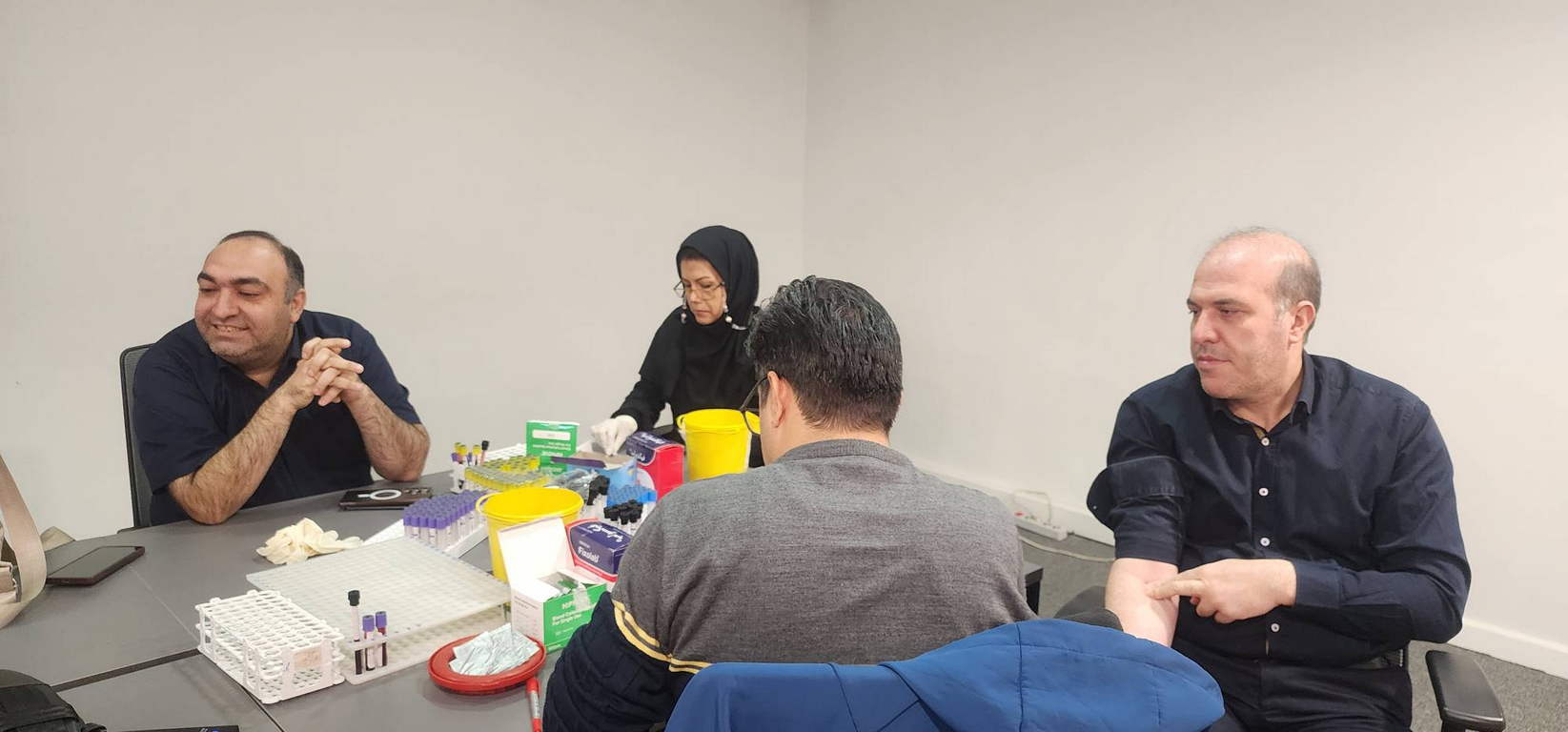اجرای طرح پایش سلامت کارکنان در گروه داده‌پردازی پارسیان