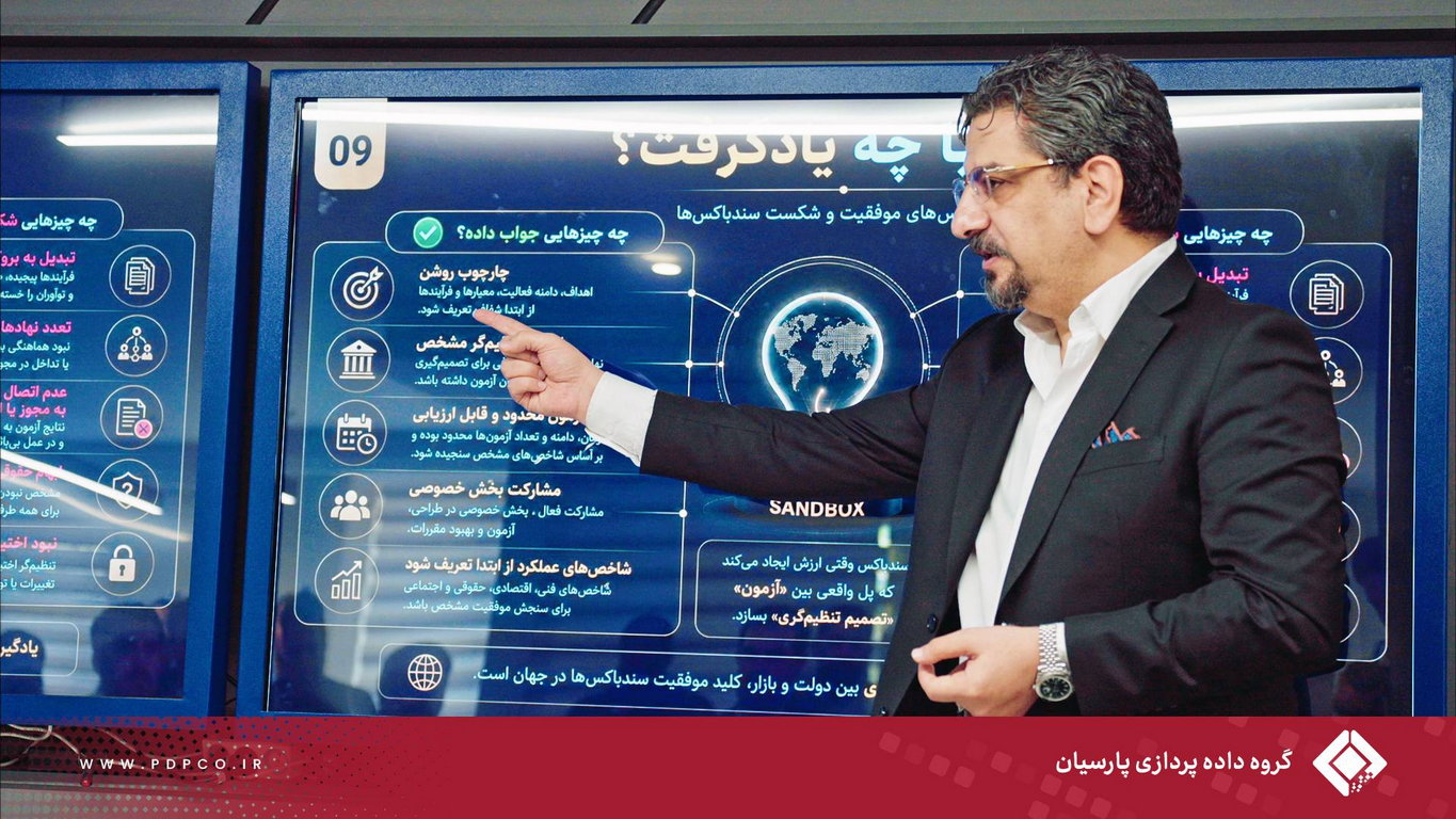 ششمین رویدارد ستارگان نوآوری با حضور صادق فرامرزی و با نگاهی به سندباکس تنظیم‌گری، راهکاری برای مدیریت ریسک‌های هوش مصنوعی برگزار شد