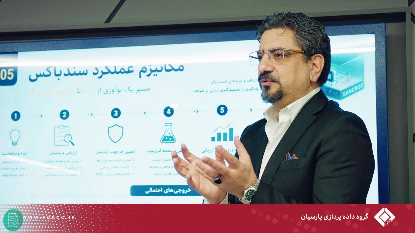 ششمین رویدارد ستارگان نوآوری با حضور صادق فرامرزی و با نگاهی به سندباکس تنظیم‌گری، راهکاری برای مدیریت ریسک‌های هوش مصنوعی برگزار شد